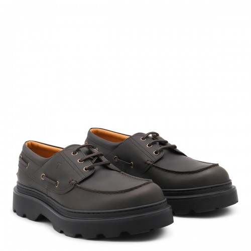 BROWN LEATHER LOAFERS 2