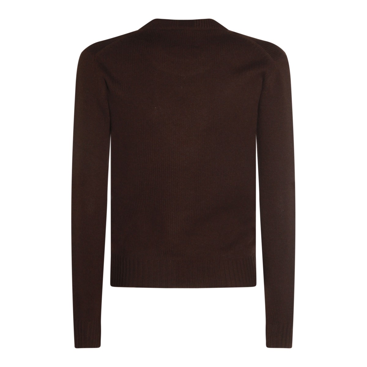BROWN WOOL KNITWEAR