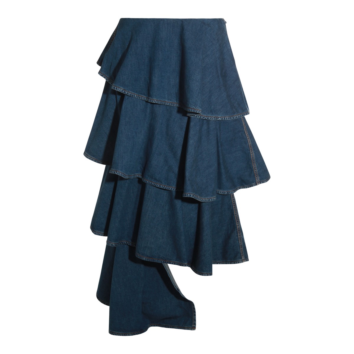BLUE COTTON SKIRT