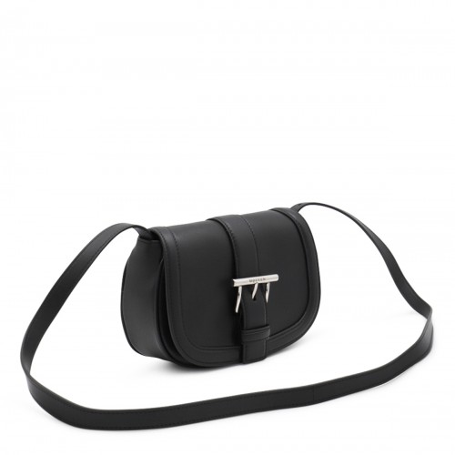 BLACK LEATHER SHOULDER BAG 2