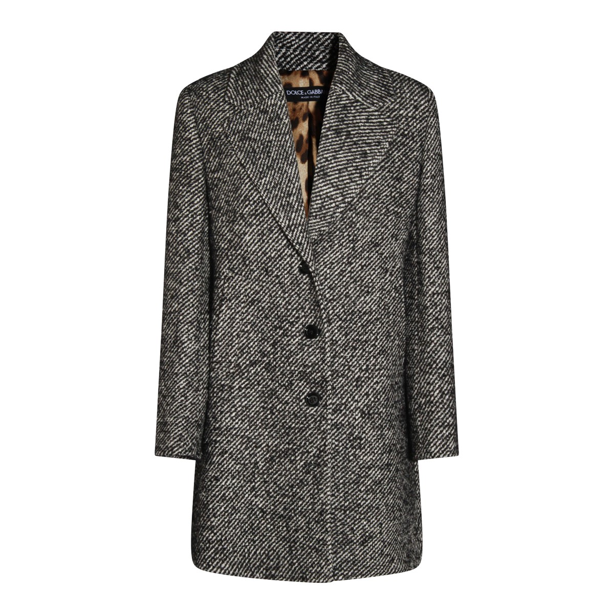 GREY WOOL COAT