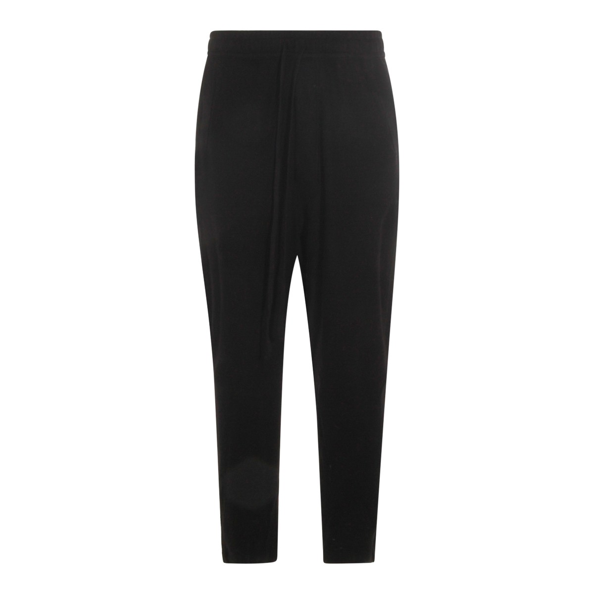 BLACK WOOL PANTS