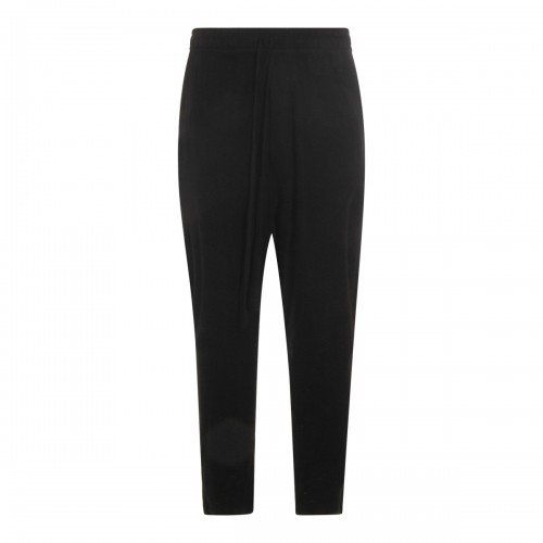BLACK WOOL PANTS