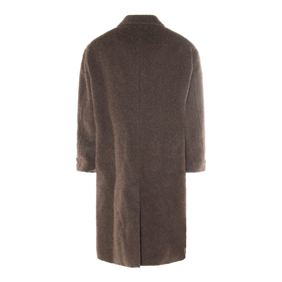 DARK BROWN COTTON COAT