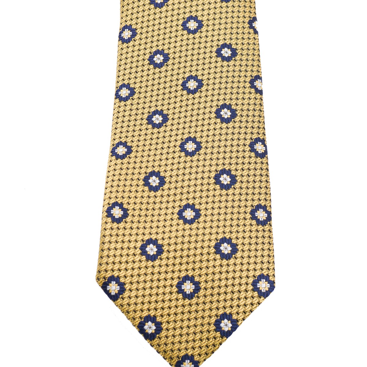 YELLOW SILK TIE