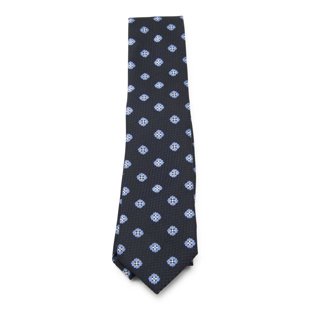 NAVY SILK TIE