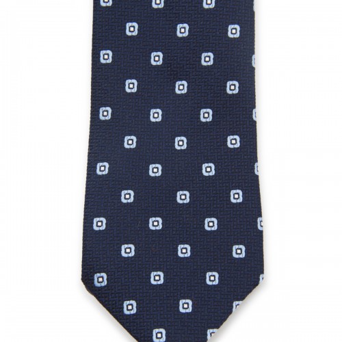 NAVY SILK TIE