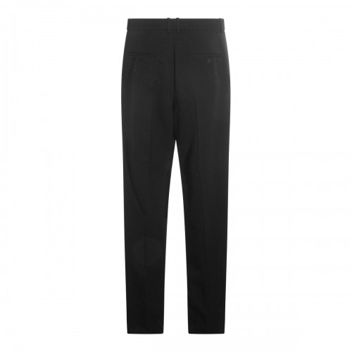 BLACK WOOL PANTS