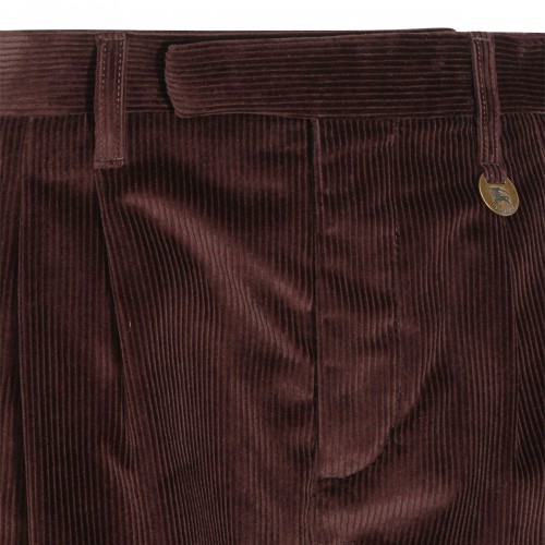 DARK BROWN COTTON PANTS