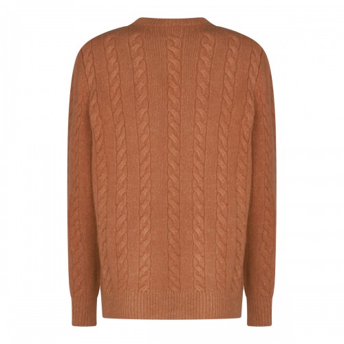 BROWN WOOL KNITWEAR 2