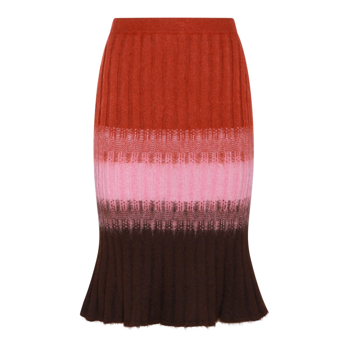 MULTICOLOR WOOL SKIRT
