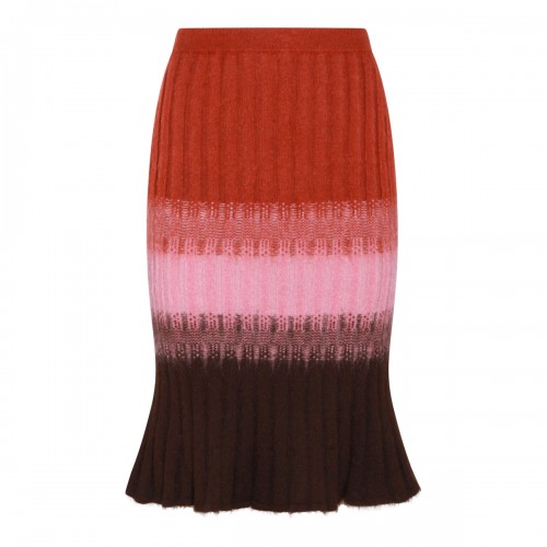MULTICOLOR WOOL SKIRT