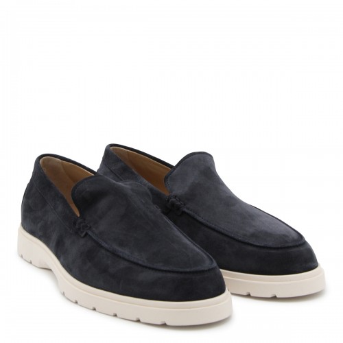 BLUE LEATHER LOAFERS 2