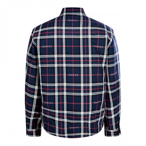 MULTICOLOR CHECK DOWN JACKET