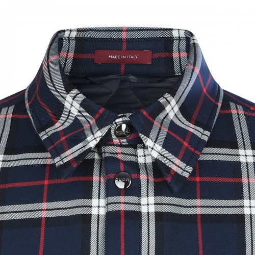 MULTICOLOR CHECK DOWN JACKET