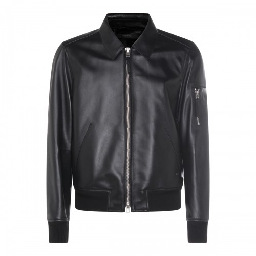 BLACK LEATHER JACKET