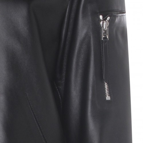 BLACK LEATHER JACKET