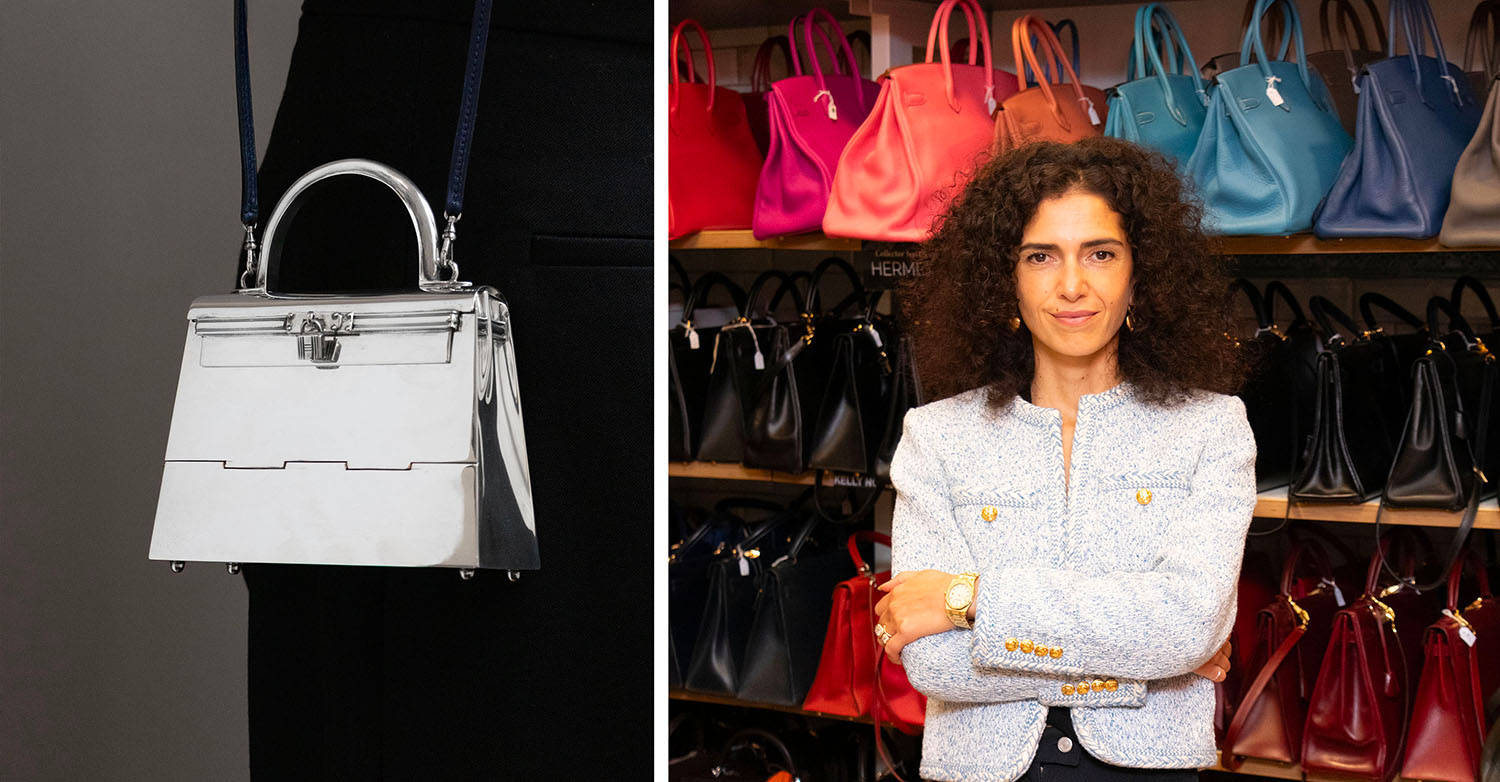 World Record for a 15 cm Hermès Kelly Bag in Silver Sold for €210,000!