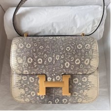 Hermes Lizard Constance 18 Bag Replica
