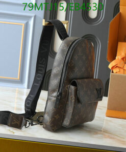 Alternative view of Monogram Canvas Pilot Slingbag with Black Cowhide Leather Trim