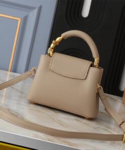 Alternative view of Louis Vuitton Capucines Mini Capucines Handbag In Galet Gray