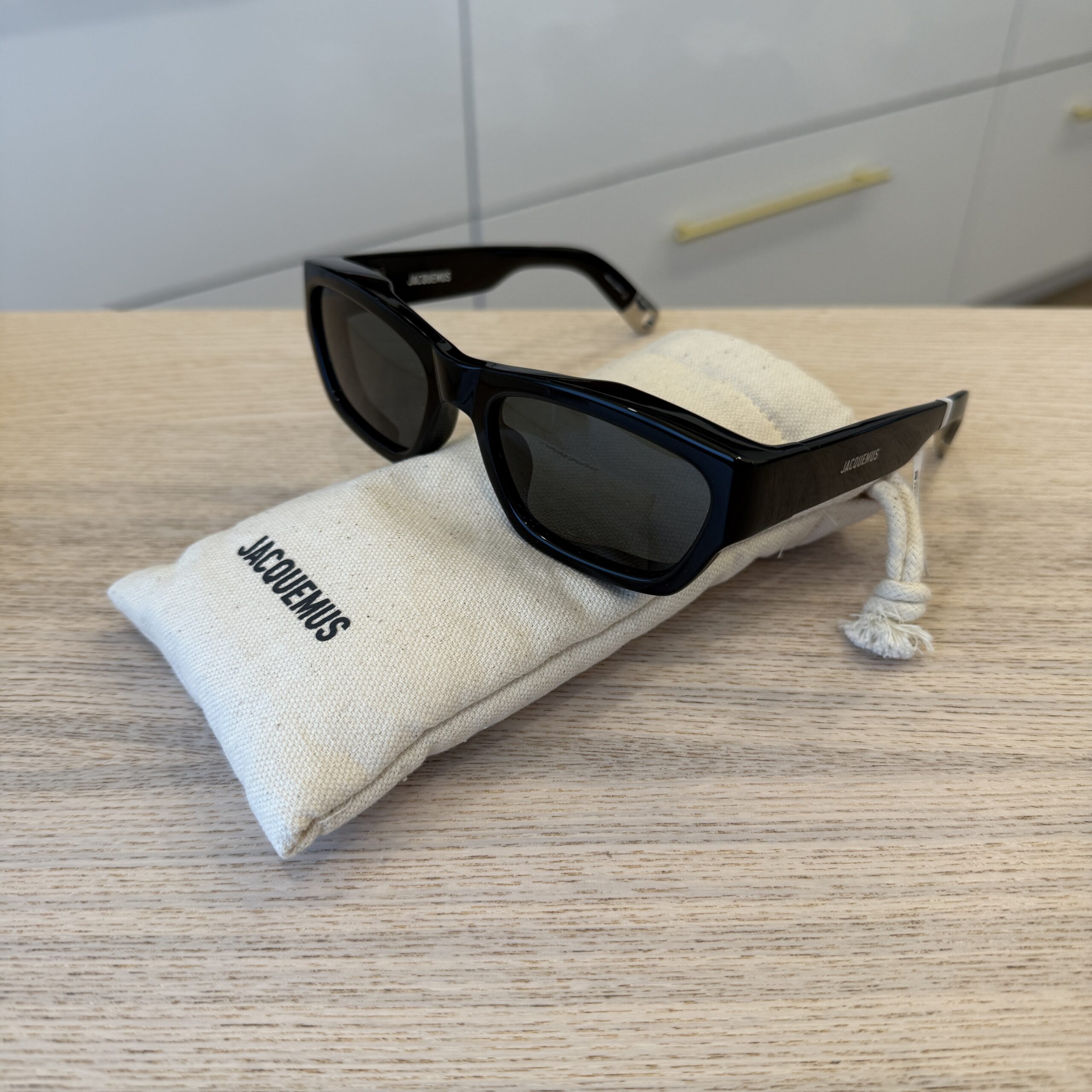 Jacquemus The Meridiano Sunglasses Black with Silver