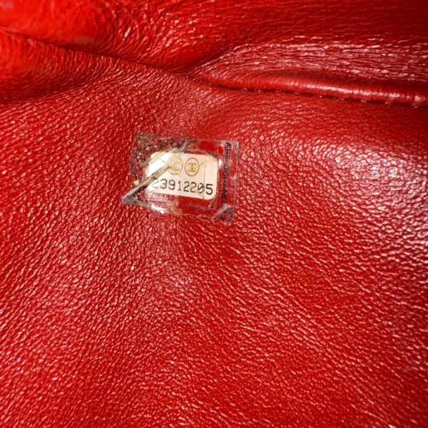 Chanel Caviar Quilted Business Affinity Backpack Red