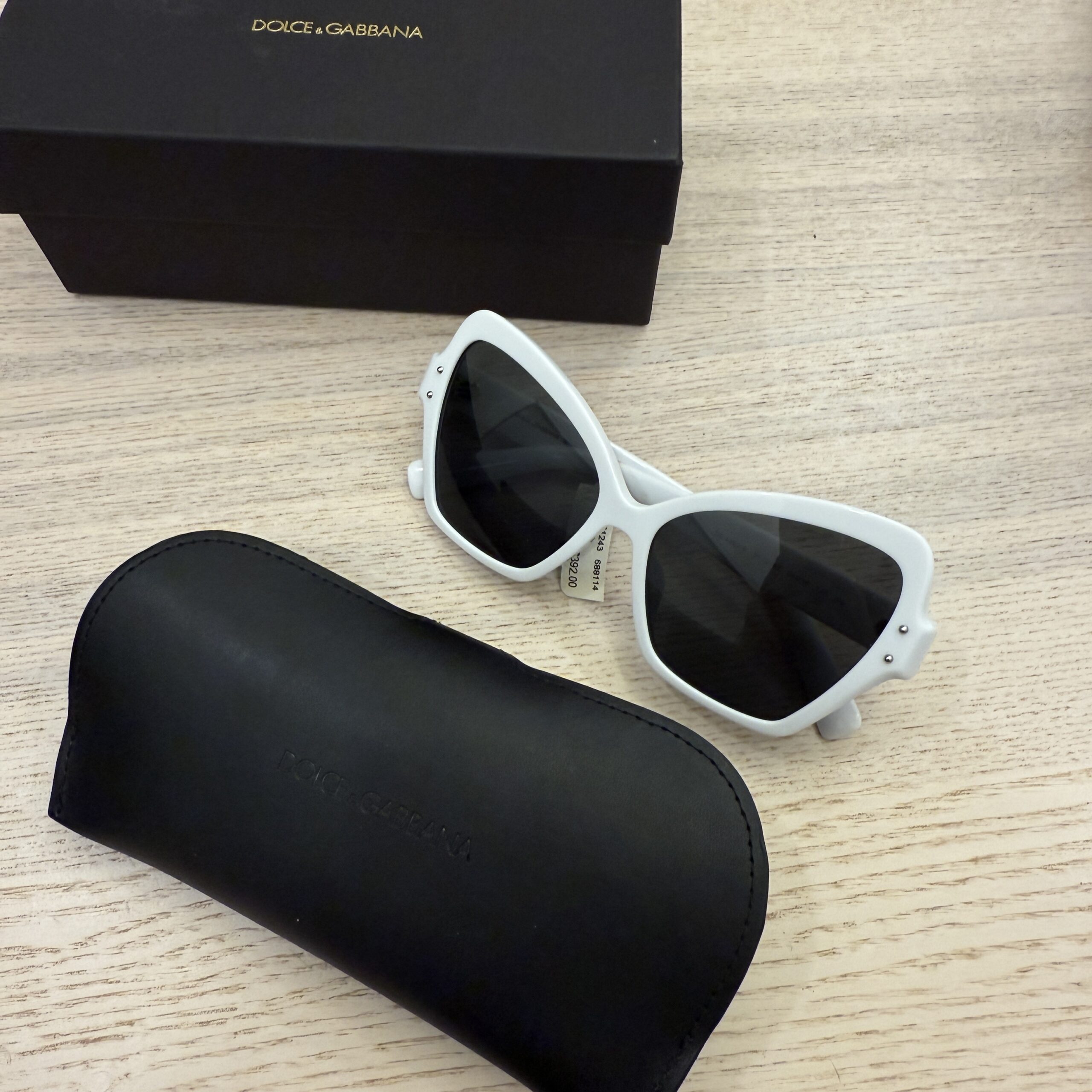 Dolce and Gabbana White Sunglasses