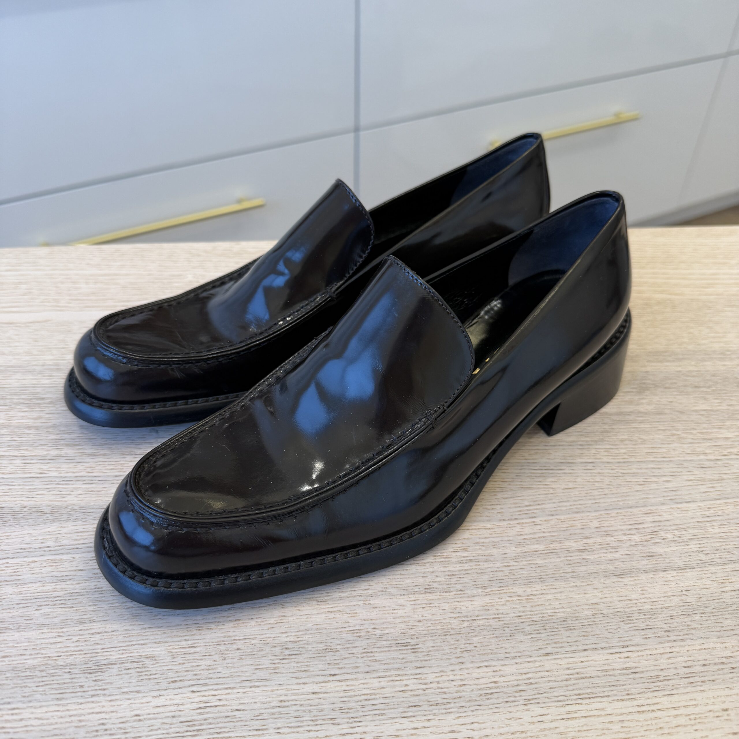 Prada Patent Leather Loafers 38.5