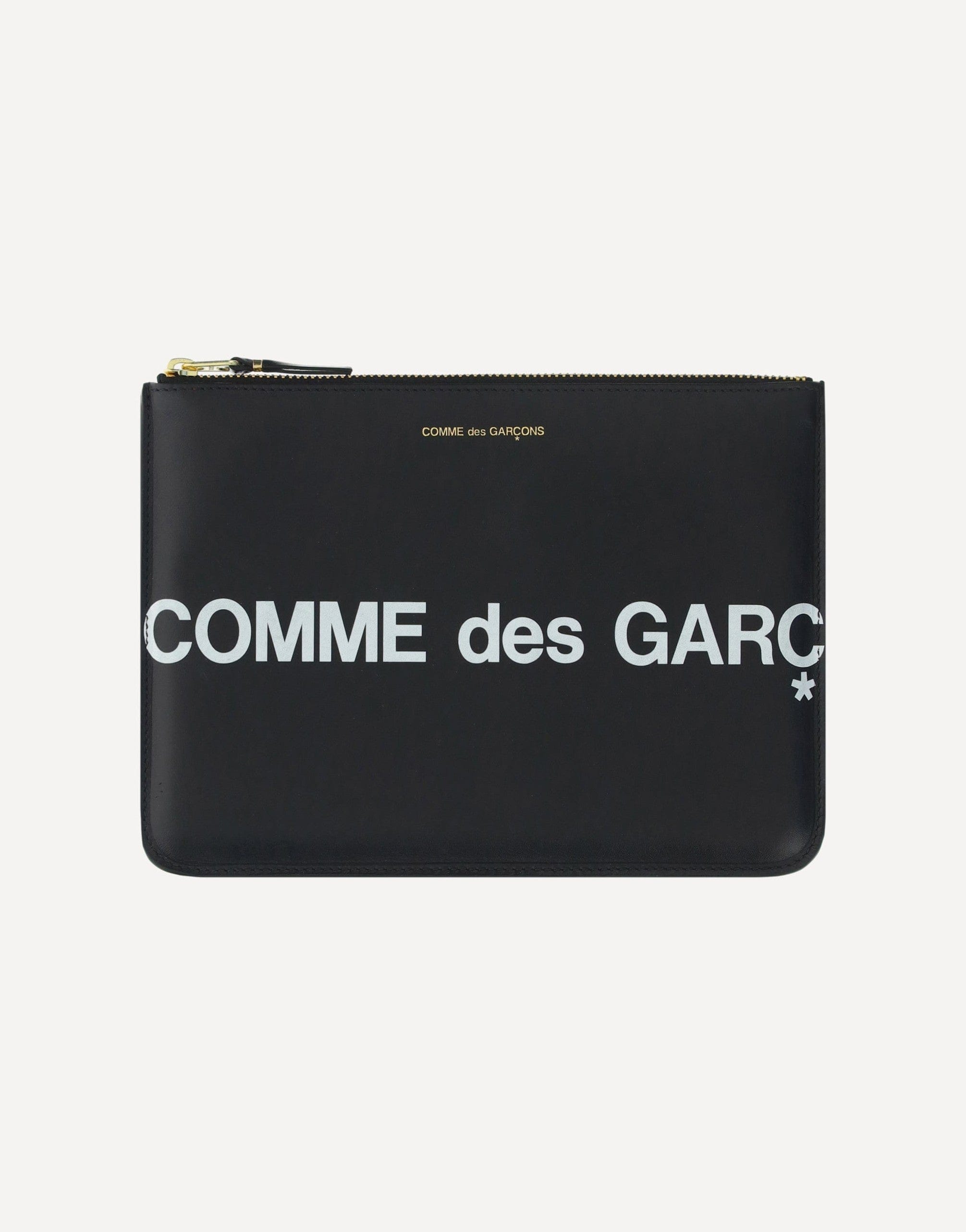 Comme Des Garçons Calfskin Coin Purse With Zipper Closure