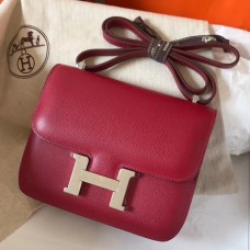 Hermes Mini Constance 18cm Ruby Epsom Bag Hermes Mini Constance 18cm Ruby Epsom Bag
