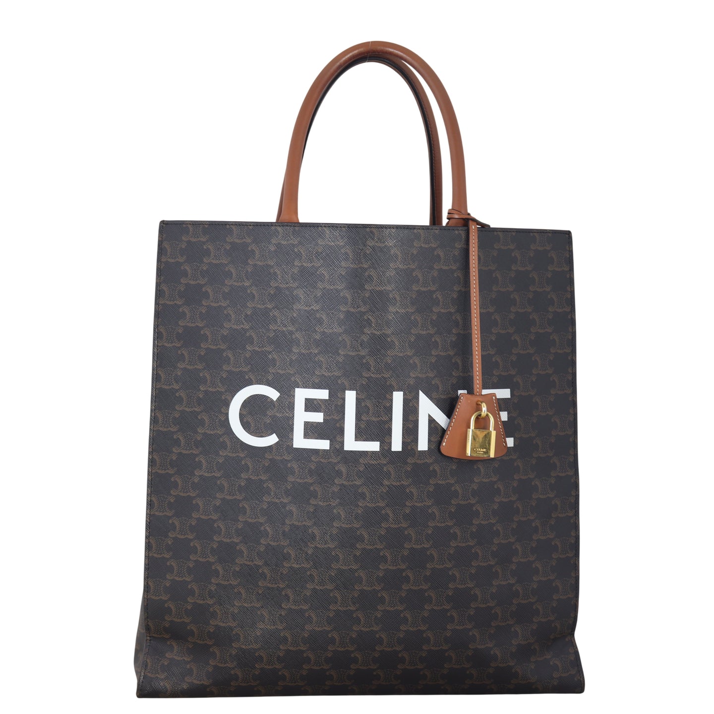 Celine Triomphe Vertical Cabas Tote