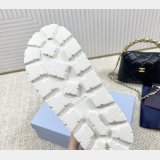 Prada Padded Nappa Leather Sandals