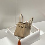 Top 20CM hermes Mini birkin togo With Strap