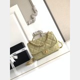 High Quality AP5147 Shiny Grained Gold-tone Bag