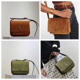 YSL NIKI Satchel in suede