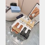 7 Star Prada Raffia Slides