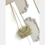 High Quality AP5147 Shiny Grained Gold-tone Bag