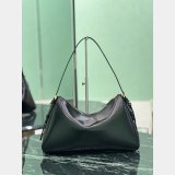 Prada Aime Large Wrinkled paint Leather Shoulder Bag 1BC228