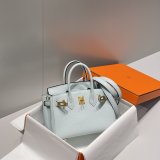 Top 20CM hermes Mini birkin togo With Strap