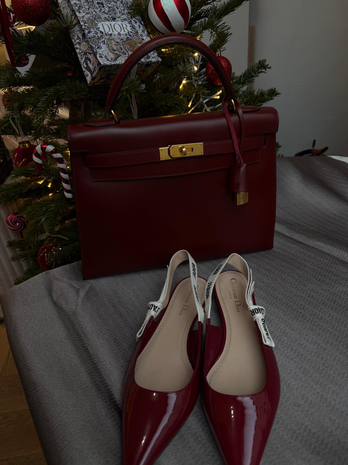 hermes bag and dior shoes valentine collection