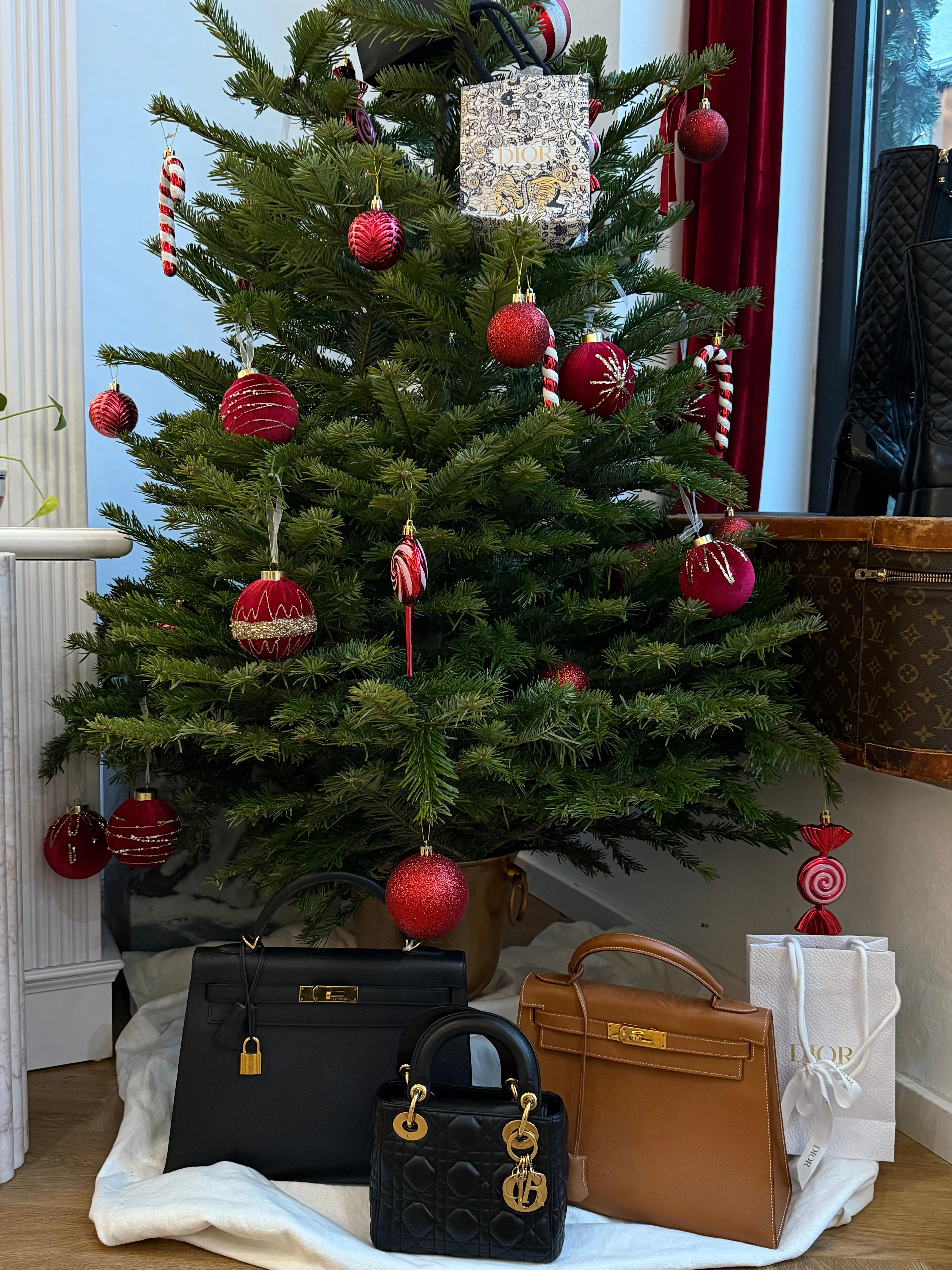 preloved designer christmas handbag