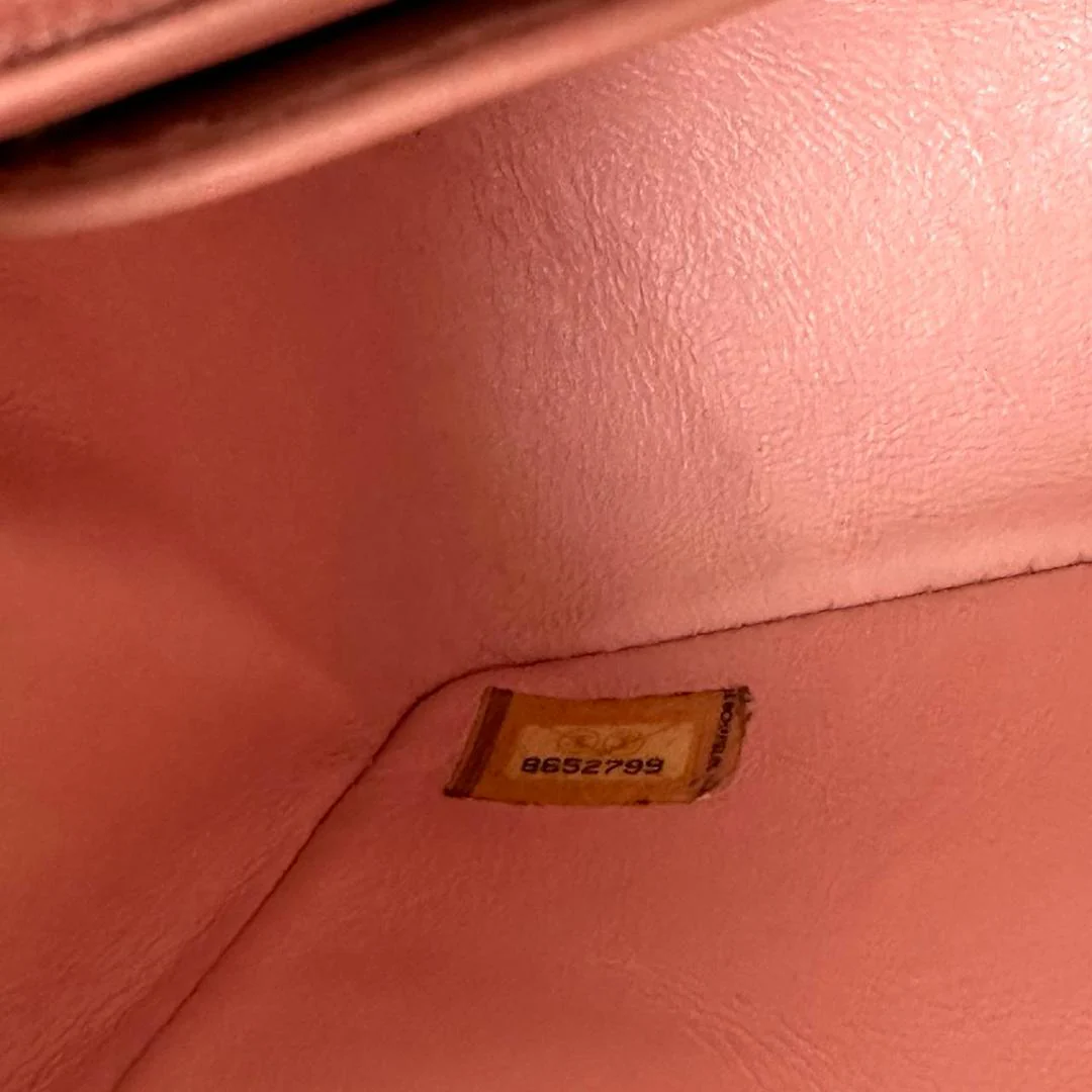 Chanel Vintage Pink Mini Square Classic Flap 2003-2004