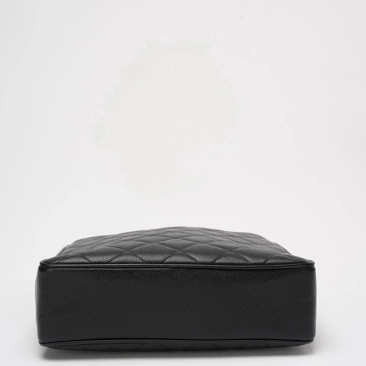 Chanel Vintage 1994 - 1996 Black Caviar Shoulder Tote Gold Hardware