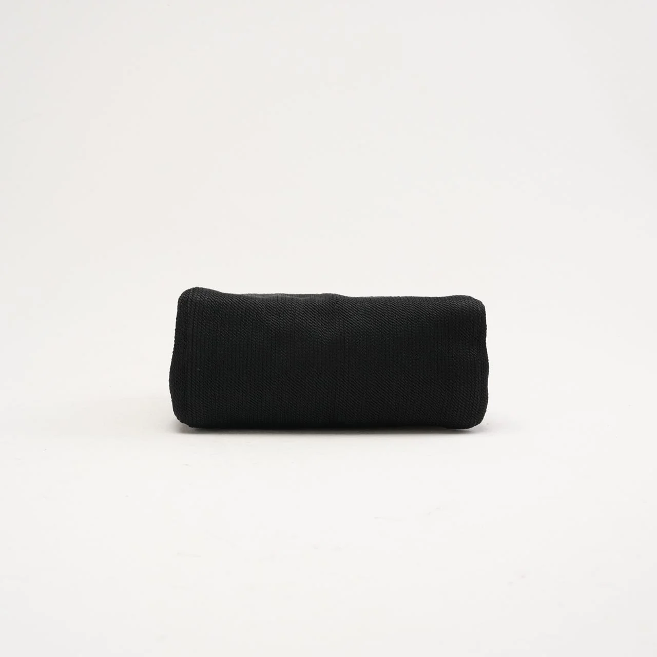 Chanel Vintage Silk Rope Mini Kelly Flap Black 1997