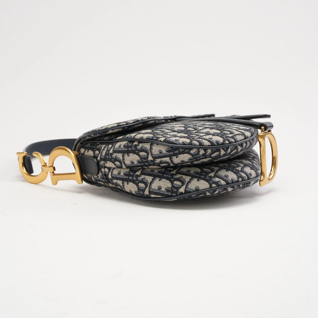 Dior Saddle Medium Canvas Blue / White 2020