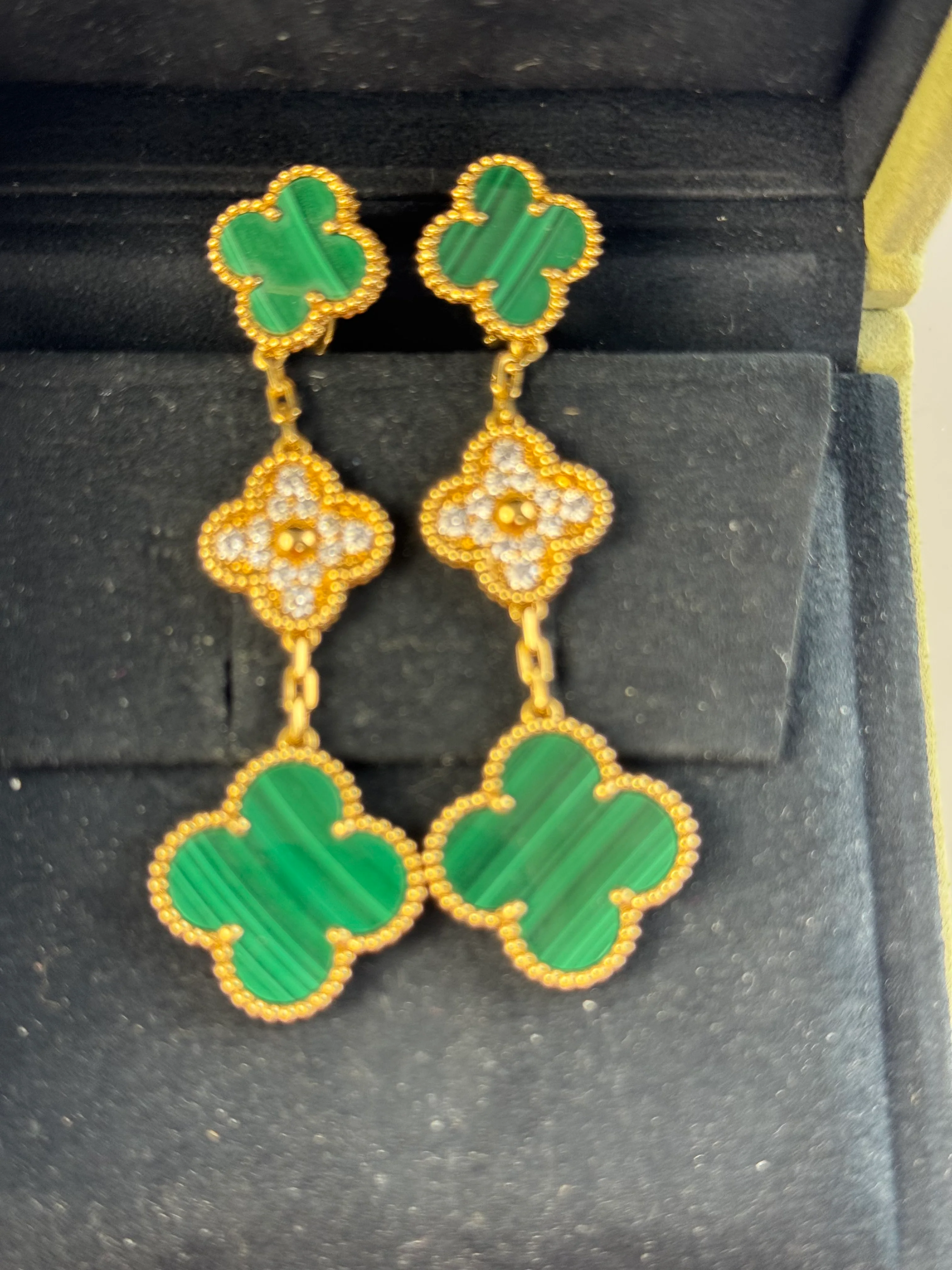 used-Van Cleef & Arpels Magic Alhambra earrings 3 motifs-MILOURA