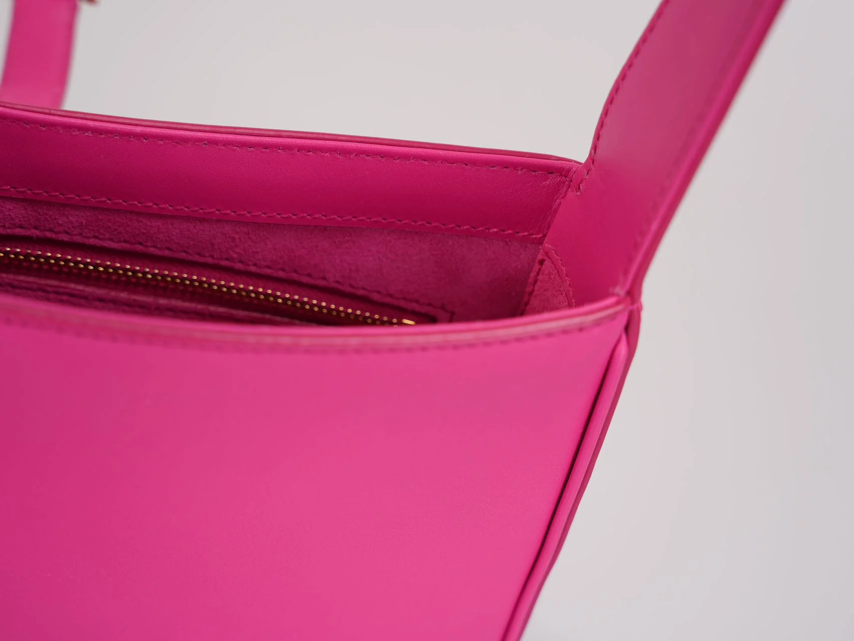 used-Saint Laurent 5 a 7 Fuchsia Hobo Bag-MILOURA