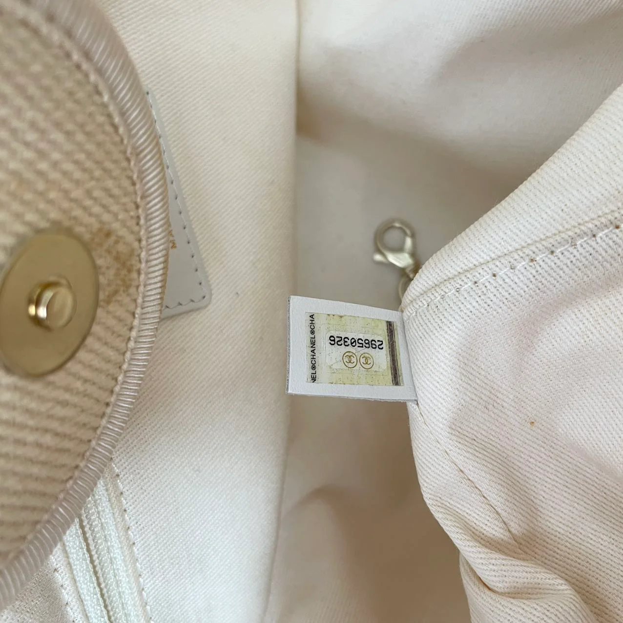 Chanel White Pearls Deauville Shopping Tote 2020