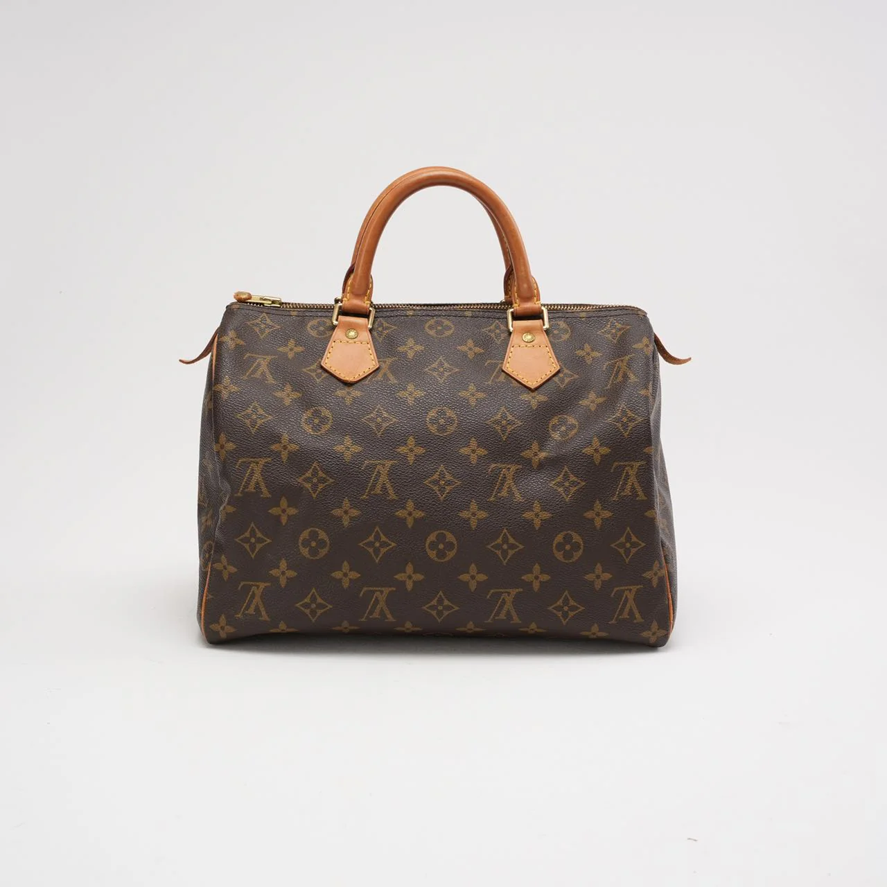 Louis Vuitton Speedy 30 Monogram Canvas Brown Bag 1999